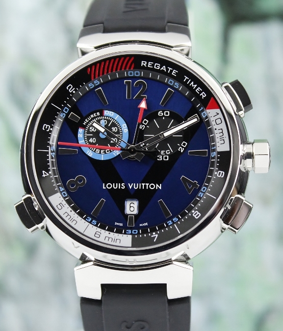 (image for) Louis Vuitton Tambour Regatta Navy 44mm Stainless Steel / Q102D0